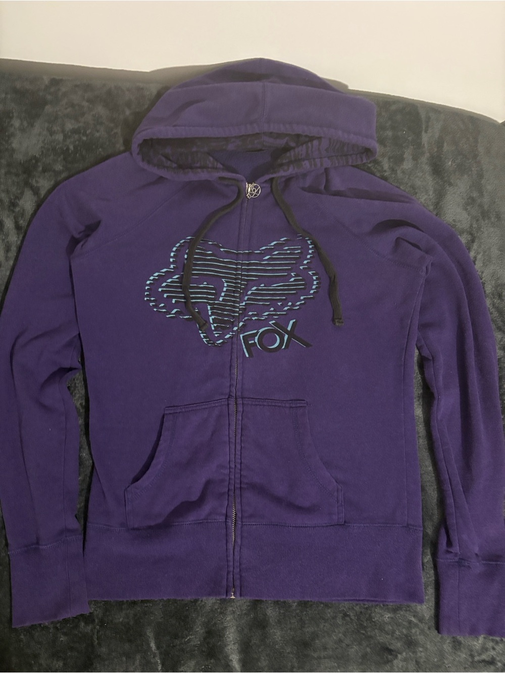 Fox Racing purple zip up